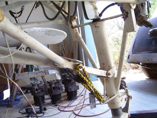 Nose Gear Over Center Link From Copilot Side