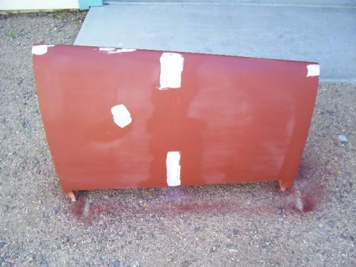 Primed and Final Filled Right Tank Mold