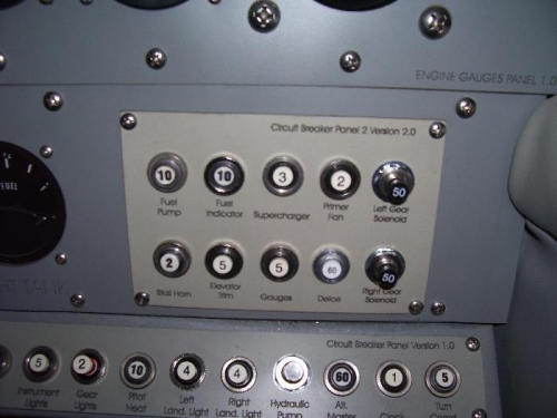 New Upper Circuit Breaker Panel