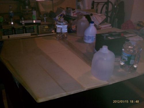 Panels curing after joining