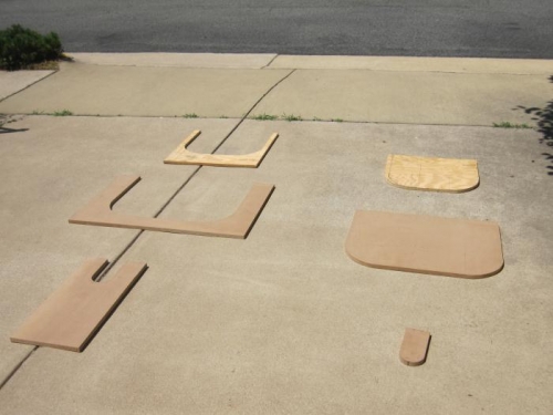 Formers cut and ready