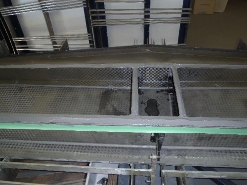 Hysol built up on spars and leading edges