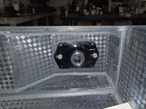 trunion blocks, for gear mounting later