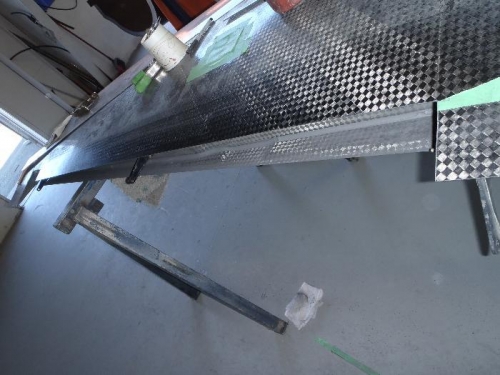 Hard to see but the traing edge cut for the aileron has a radius