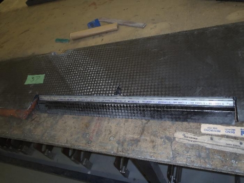 installed trim tab on elevator