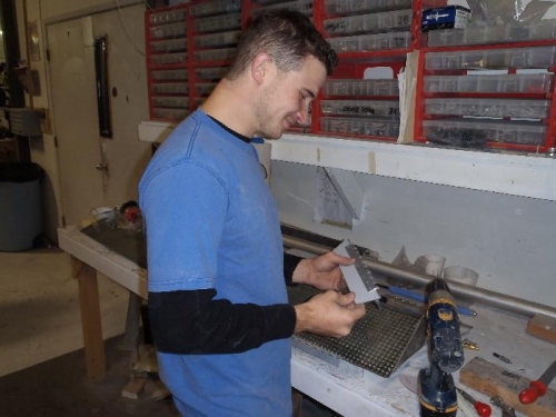 installing hinge on trim tab