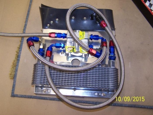 Oil Cooler & Oil Temperature Controlller Hoses Installed #4842
