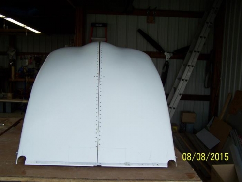 Fiberglass Applied to Close Gap in Bottom Of Cowl #4778