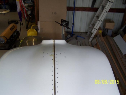 Fiberglass Applied to Close Gap in Bottom Of Cowl #4780