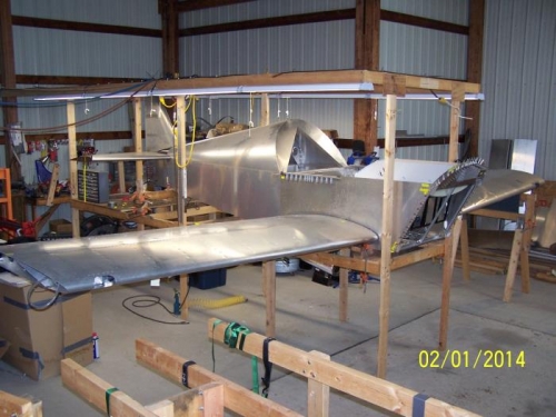 Wings Installed into Fuselage #3037