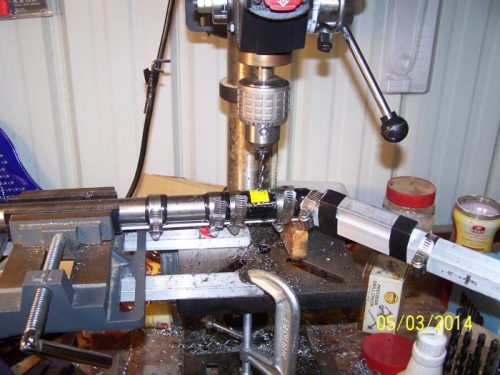 Drilling Right Axle & Gear Leg #3146