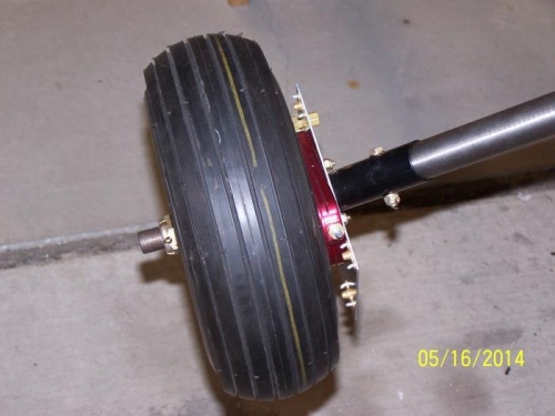 Right Wheel & Brake Assembly Installed #3163