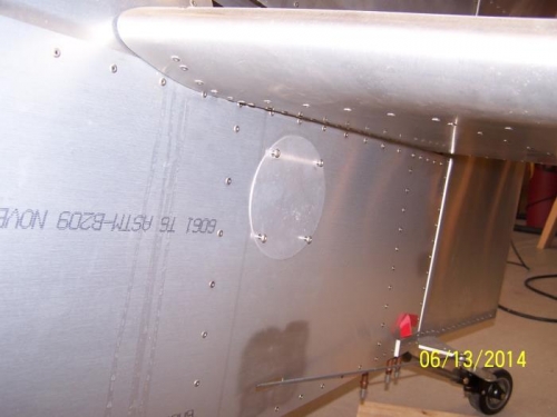 Left Aft Fuselage Access Cover #3236