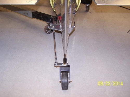 Tail Wheel Push Rod Installed #3684