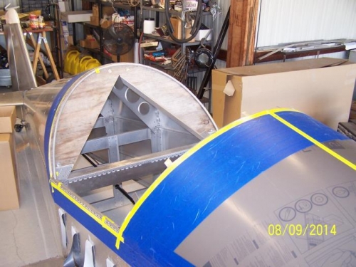 Turtle Deck, Fuselage & Windshield Marked for Fitting Canopy #3596