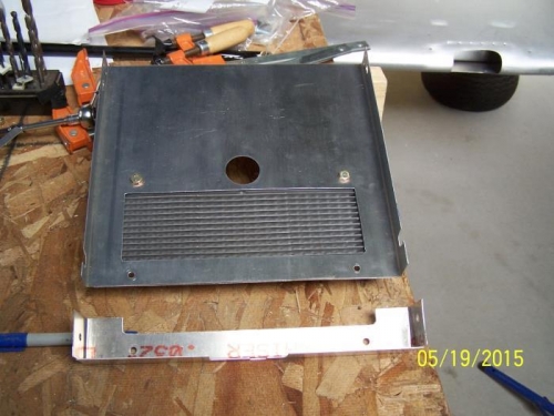 Oil Cooler Baffle Rear Plate #3947