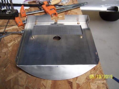 Oil Cooler Baffle Rear Plate #3949