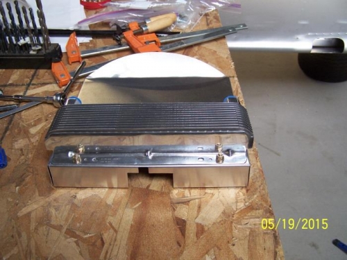 Oil Cooler Baffle Rear Plate #3950