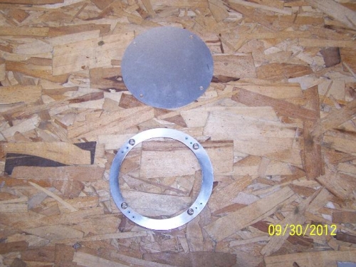 Left Wing Access Hole Cover Plate and Nut Plate #2522