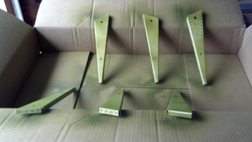 Elevator Ribs Dimpled and Primed