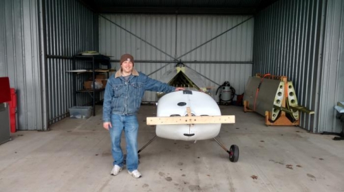 Safe in it's new home