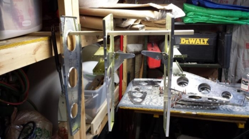 Aileron Bellcrank ribs complete!