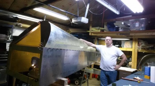 Formers Riveted to Turtledeck