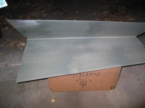 Primed horizontal stabilizer skin