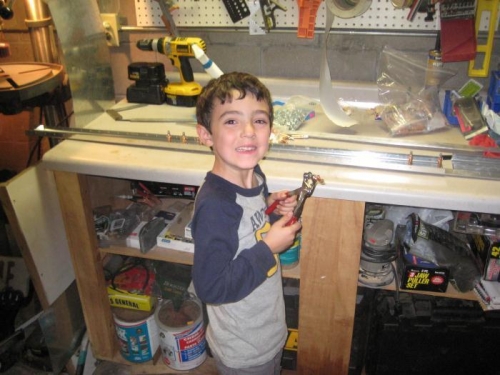 Gavin with Cleco Pliers