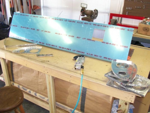 Dissassembled leading edge