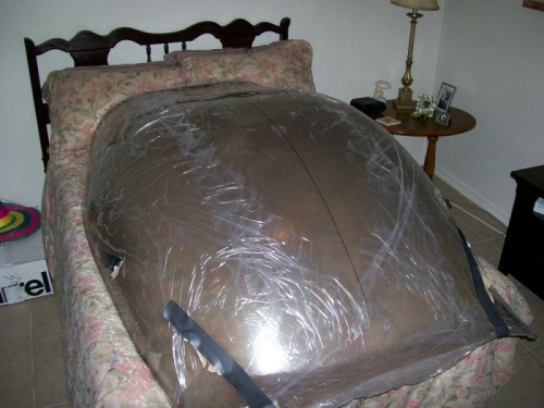 This canopy is very large and heavy..