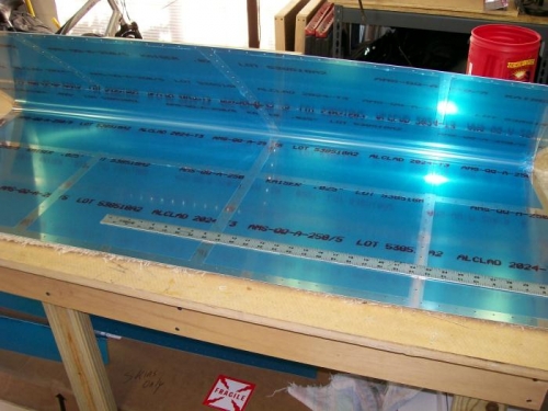 Started removing blue