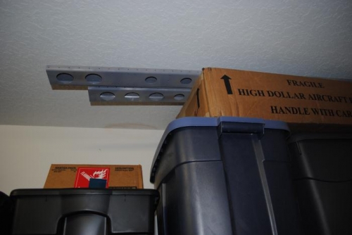 Spars primed and stored