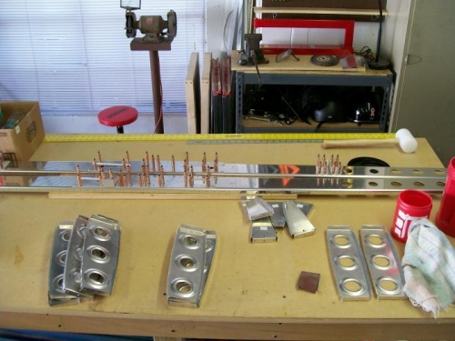 This is where I spent a lot of time sanding lightning holes and edges