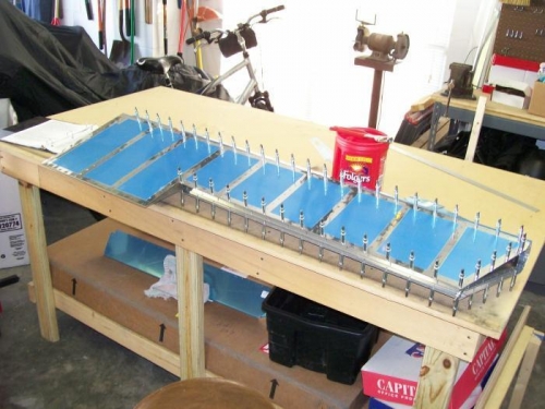 L. Elevator clecoed and final drilled