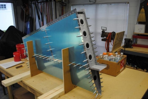 Clecoed as final assembly