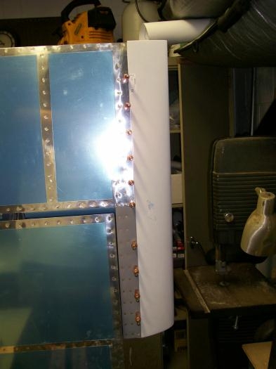 Clecoed on elevator tips