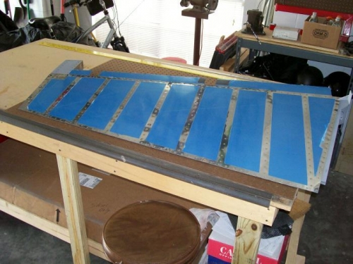 Rudder trailing edge finished