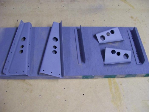 Picture looks purple or blue but it is Gray primer