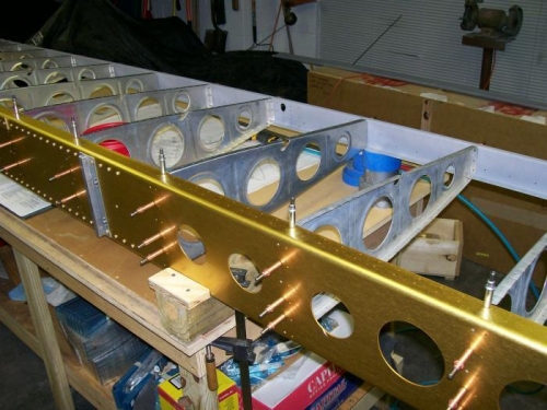 Both spars and ribs together temporarily