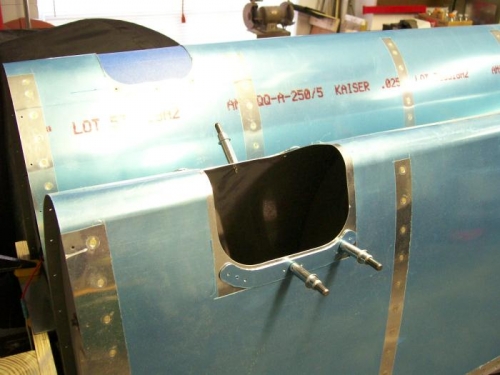 Leading edge cut and finished