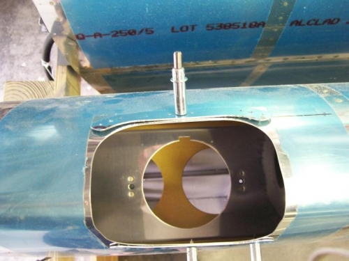 Inside bracket installed