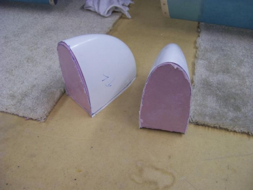 HS tips shaped and foam cut no glass yet