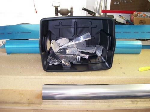 Left flap parts deburred