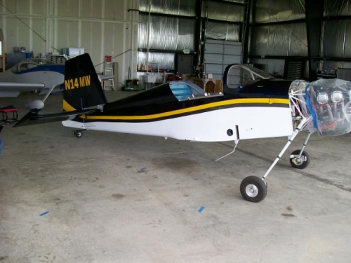 In the new hanger with tail on.