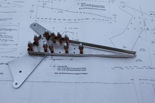 Drilling #40 holes in process