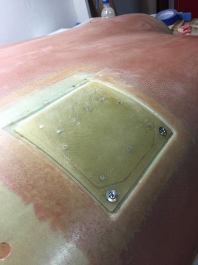 Oil Door with new Skybolt Camloc Hardware