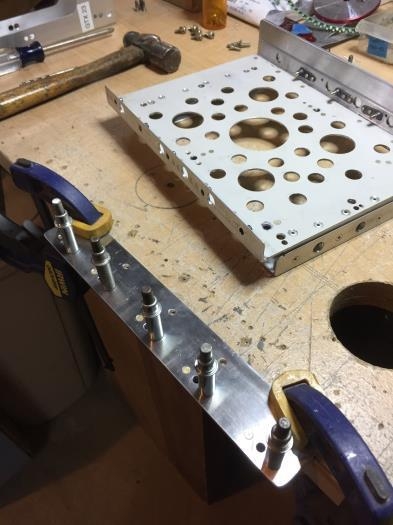 Holes duplicated and installing nut plates