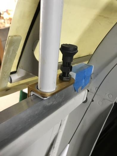 Canopy Stop Installed Inboard View