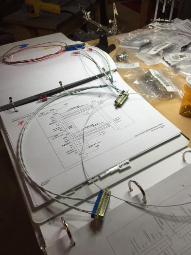 wiring harness assembly for (2) radios and audio panel